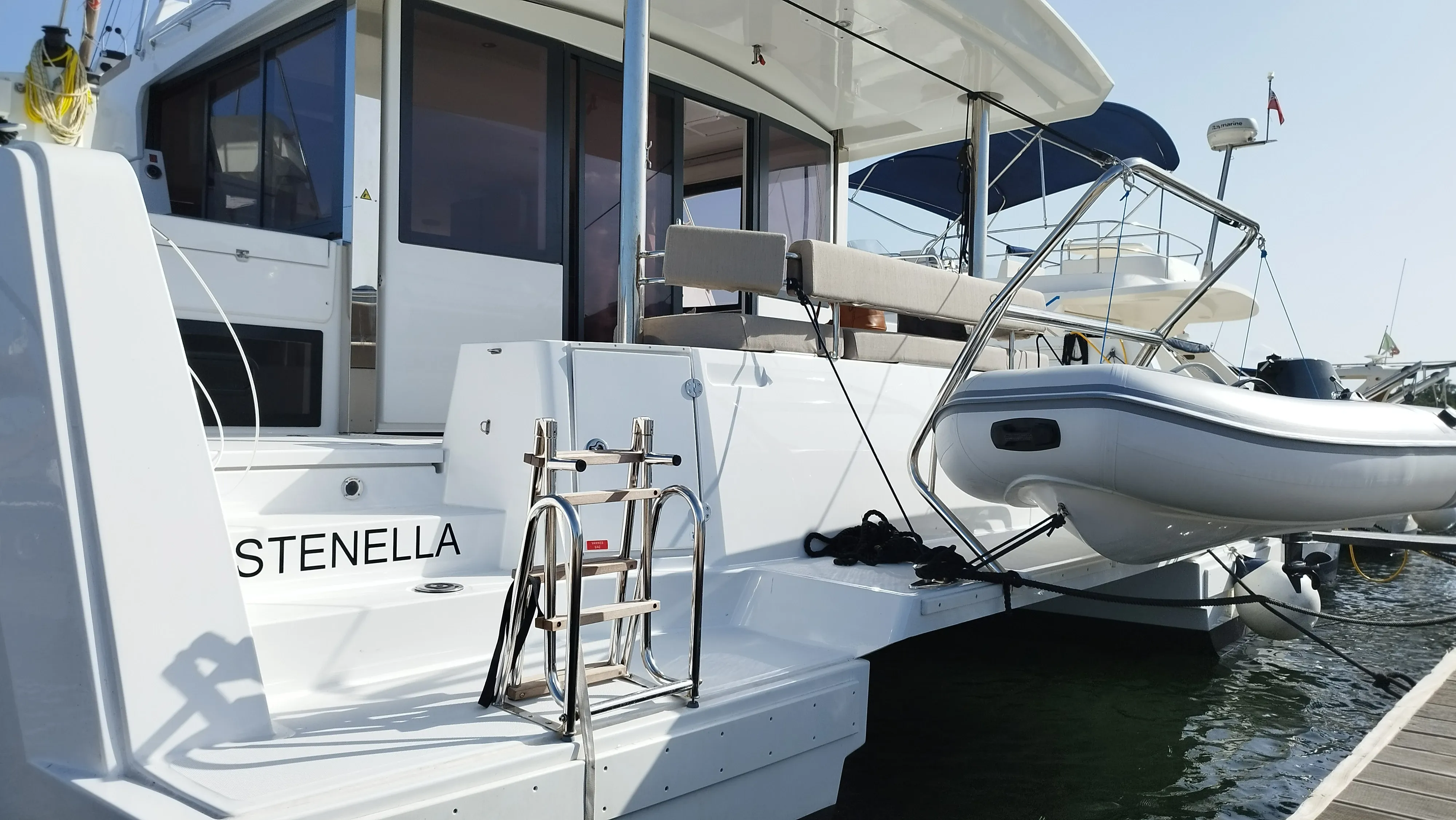 Explore Porto Rotondo on a 13.76m 4 Cabin Catamaran Rental