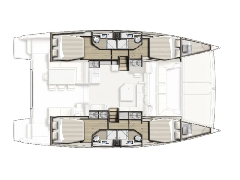 Rent a 13.6m Catamaran in Trogir