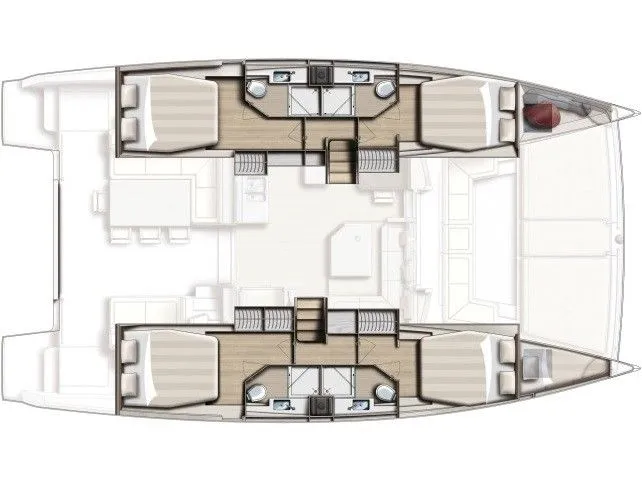 Orhaniye Kiralık 5 Kabinli 13.6m Katamaran