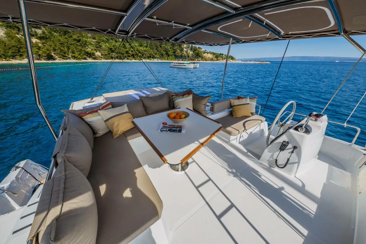 Explore Marsh Harbour on a 14m Bali 4.6 Catamaran Rental