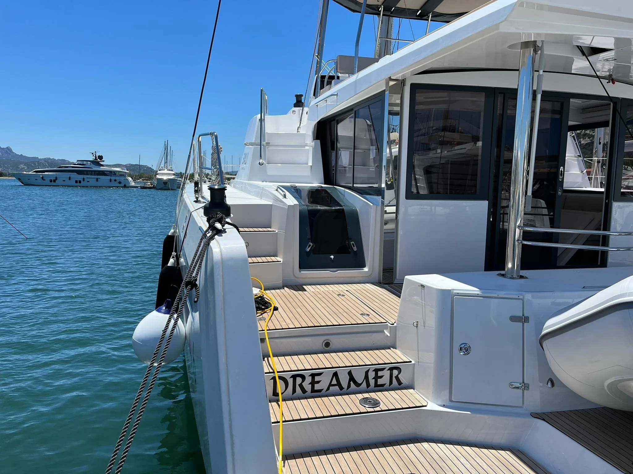Explore Porto Rotondo on a 14.3m Bali 4.6 Catamaran Rental