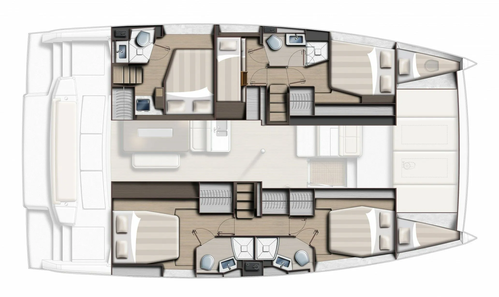 Explore Elliniko on a 14.28m Rental Catamaran