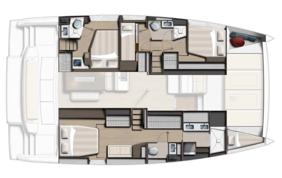 Charter a 14.28m Bali 4.6 Catamaran in Bonifacio