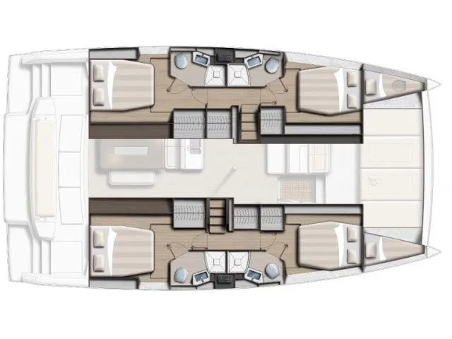 Charter a 14.28m Bali 4.6 Catamaran in Novi Vinodolski
