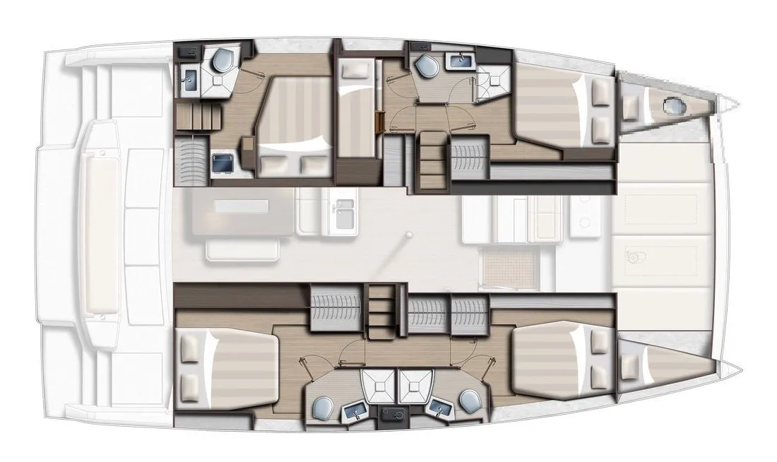 Explore Parham Town on a 14.28m Bali 4.6 Catamaran Rental