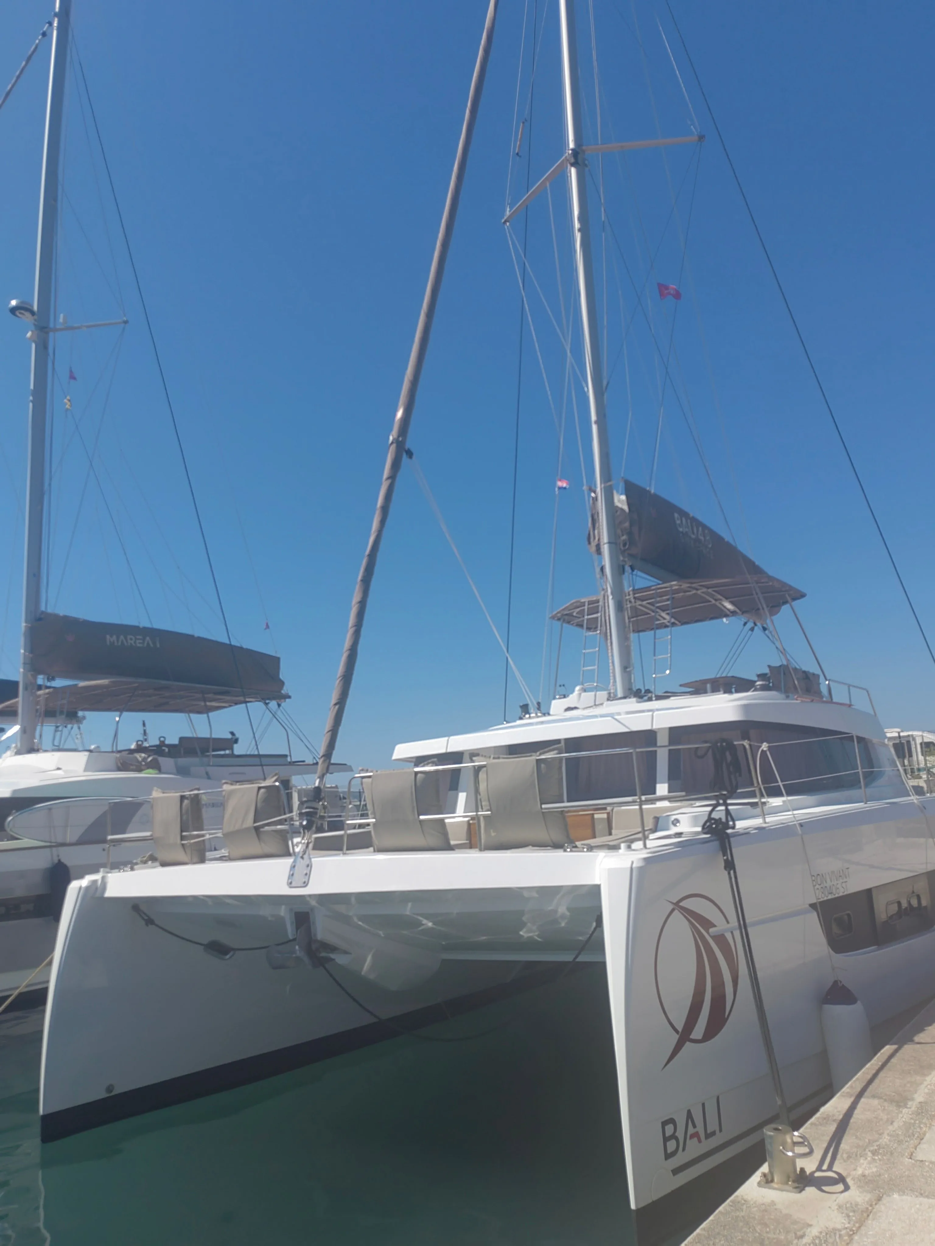 14.05m Kastela 7 Cabin Catamaran Hire