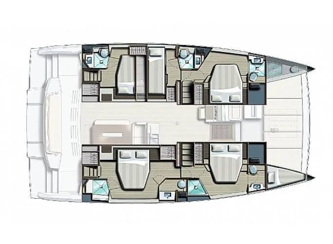 Rent a 14.86m 5 Cabin Catamaran in Lavrion