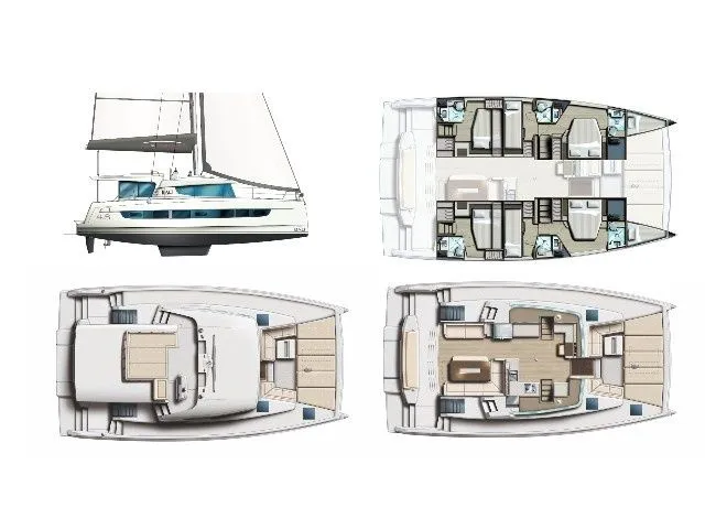 Charter a 14.86m Catamaran Bali 4.8 in Athens