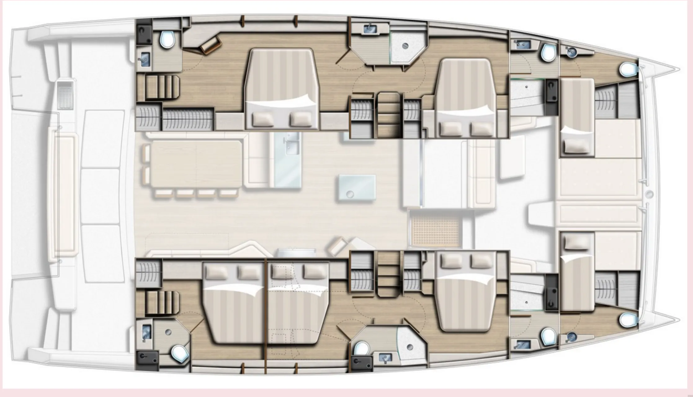 Explore St. Petersburg on a 16.8m Rental Catamaran