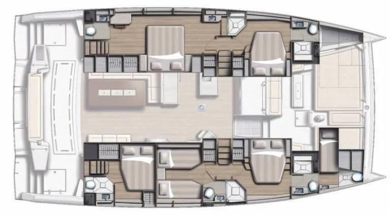 Rent a 16.8m 4 Cabin Catamaran in Siracusa
