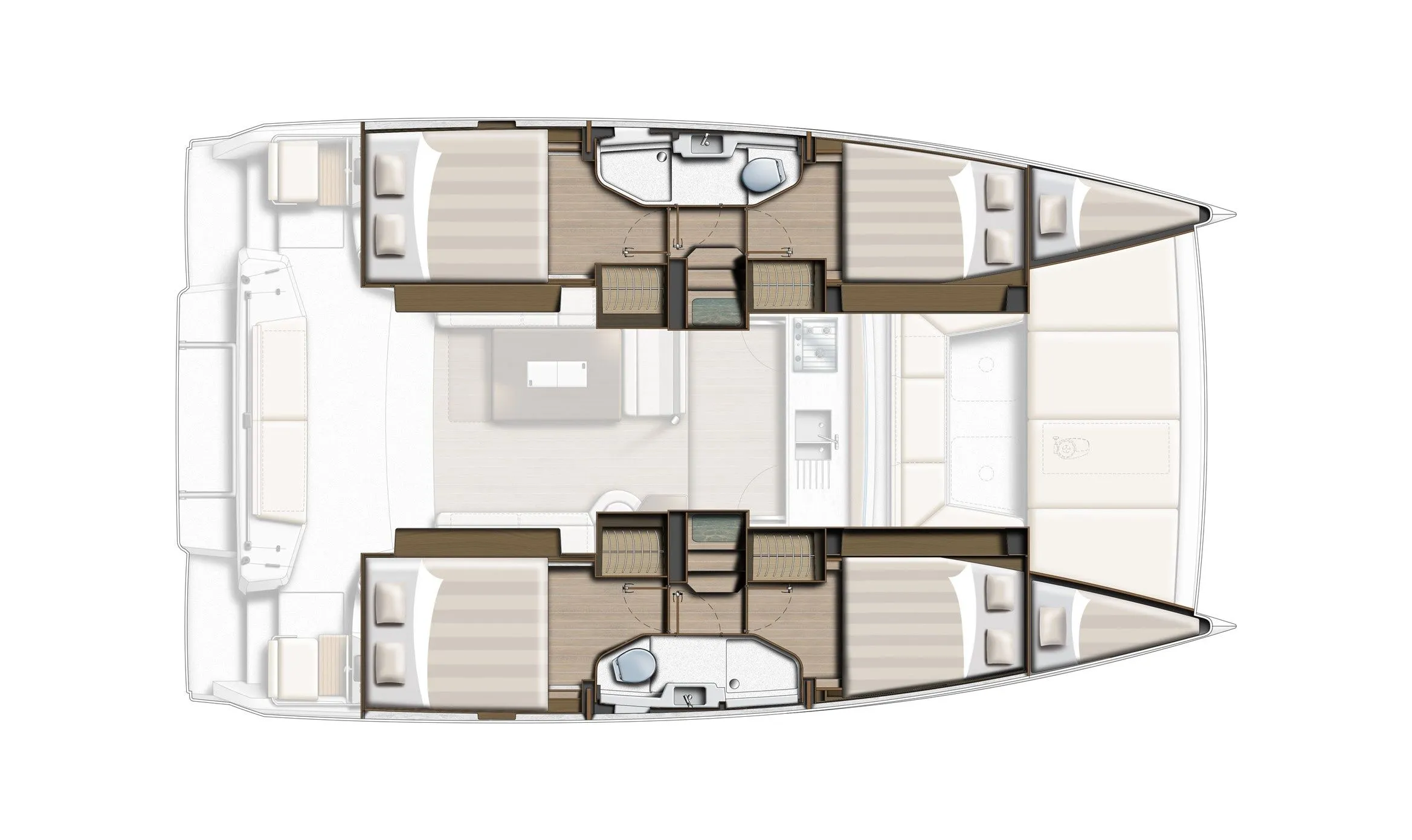 Charter a 11.78m Catamaran Bali Catsmart in Porto Rotondo