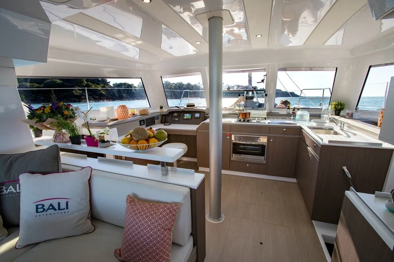 Explore Sant Antoni de Portmany on a 12.31m Rental Bali Catspace