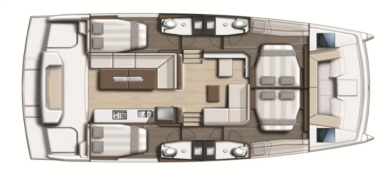 Rent a 12.86m Bali Catspace MY Power Catamaran in Primošten