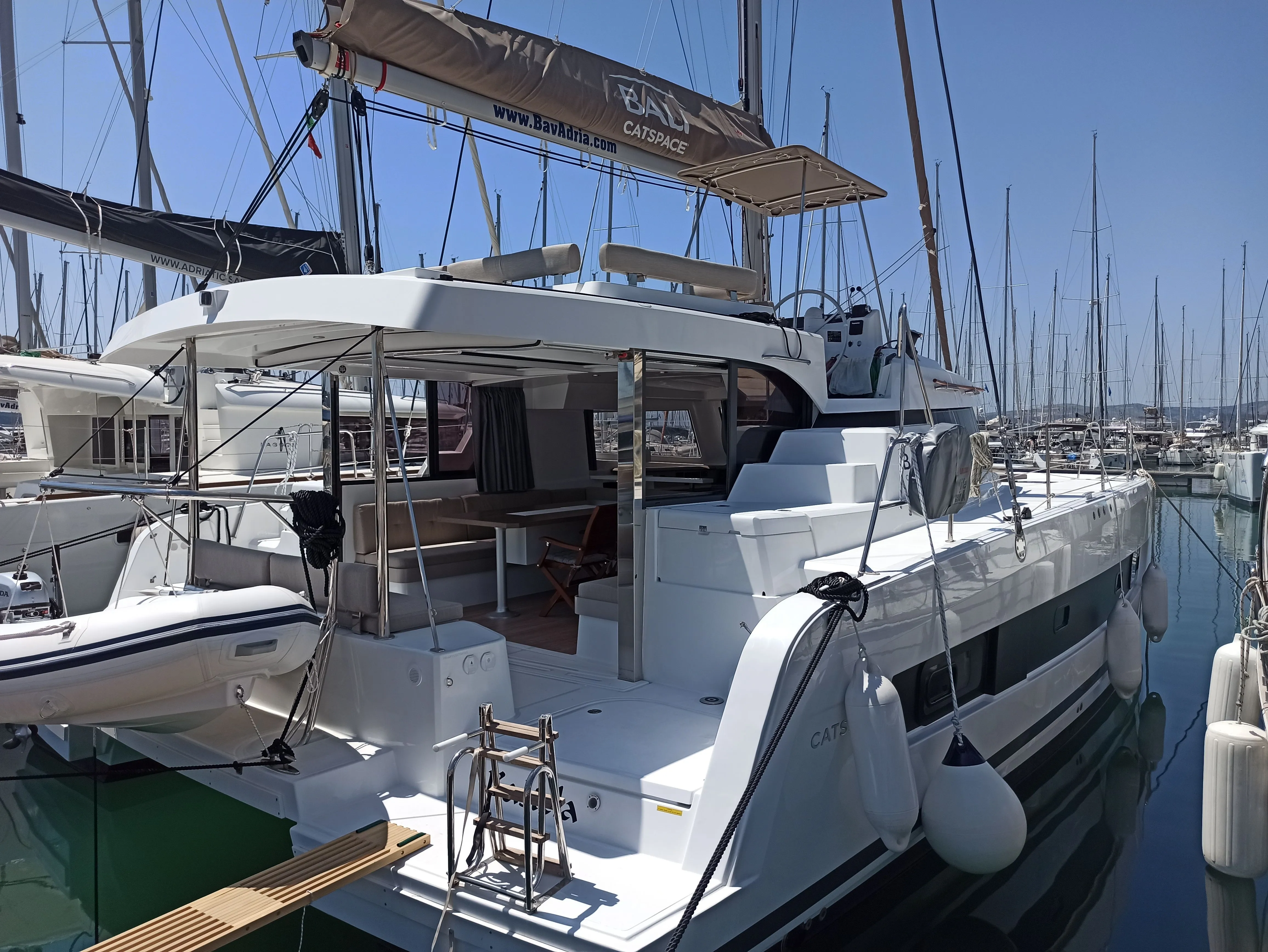 12.31m Kastela 4 Cabin Catamaran Hire