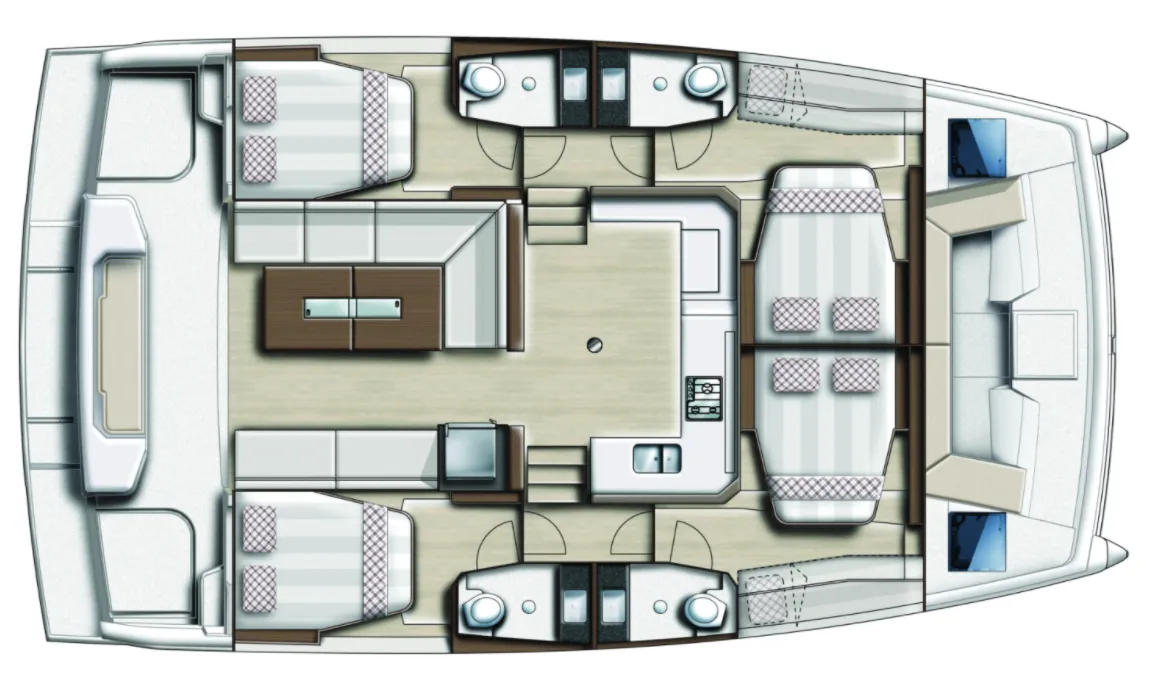 Explore Orhaniye on a 12.31m Bali Catspace Catamaran Rental