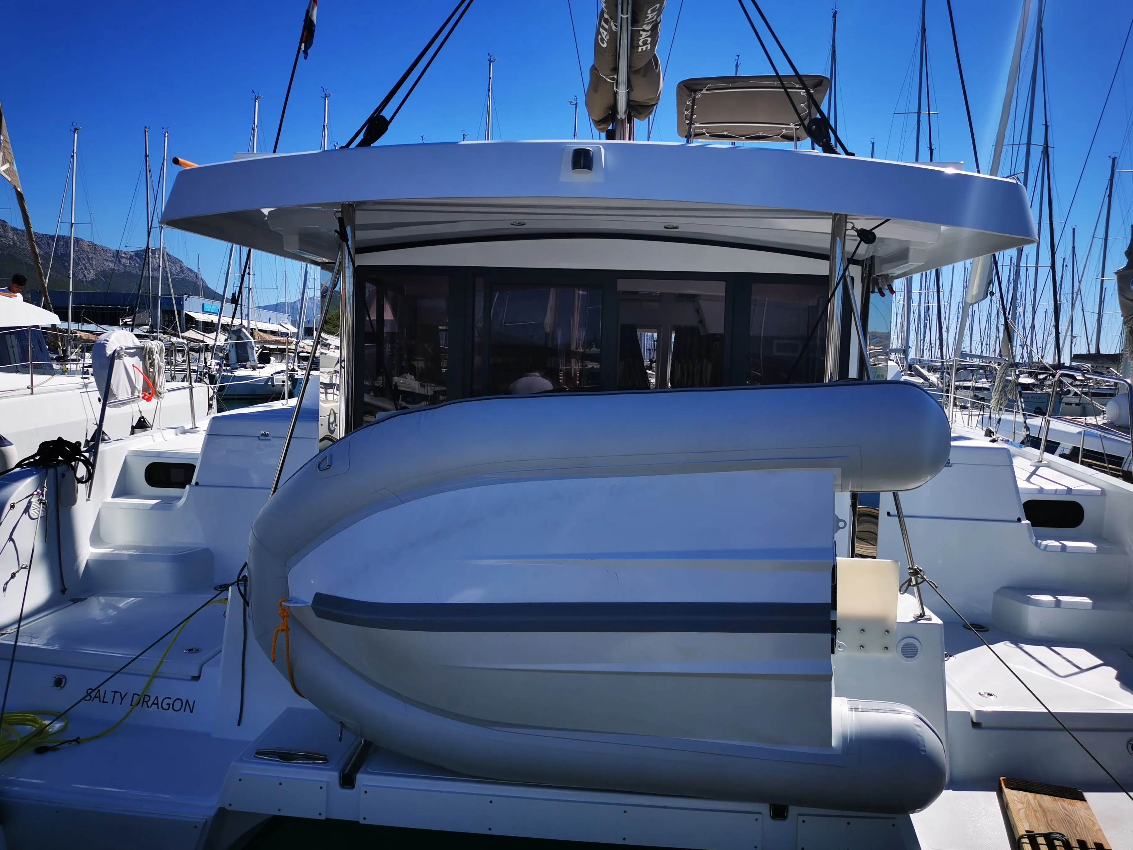 Explore Kastela on a 12.33m 4 Cabin Catamaran Rental