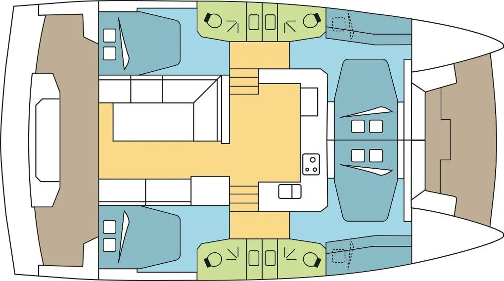 Explore Parham Town on a 12.31m Rental Catamaran