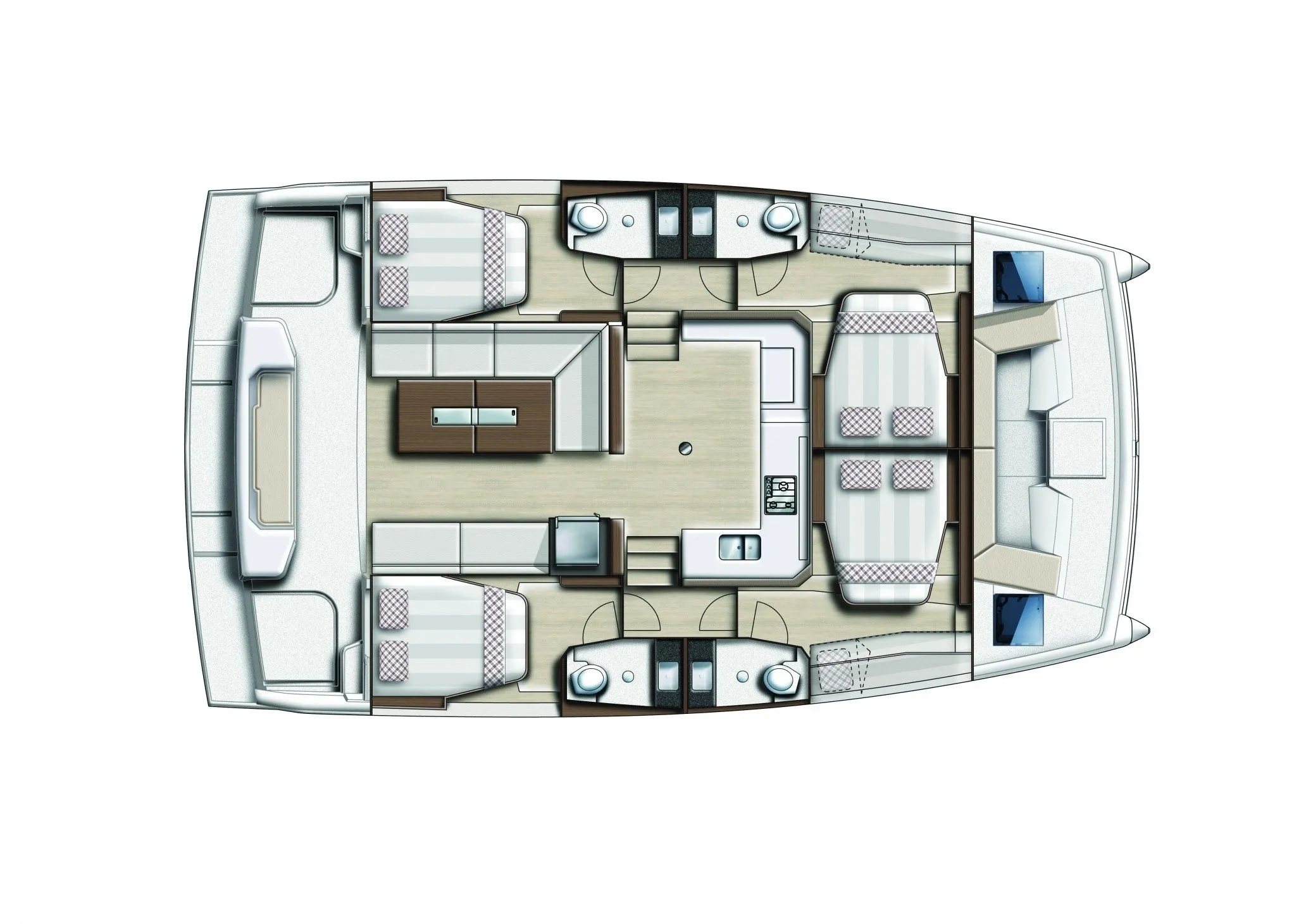 Explore Volos on a 12.31m 4 Cabin Catamaran Rental
