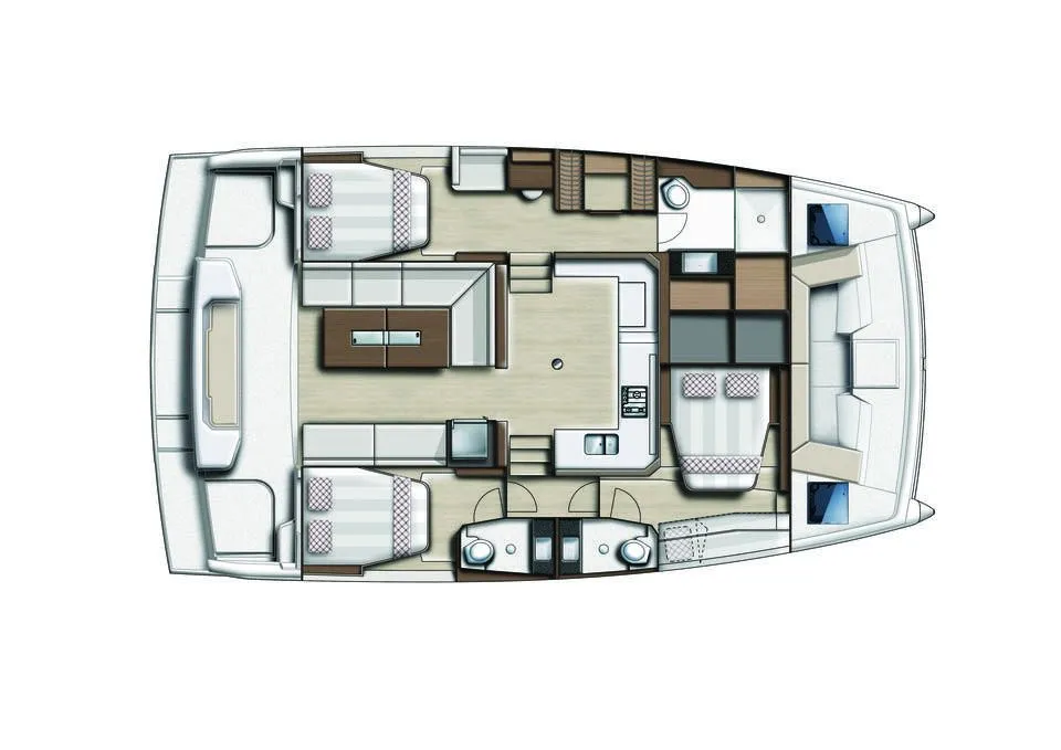 Charter a 12.31m 2 Cabin Catamaran in St. Petersburg
