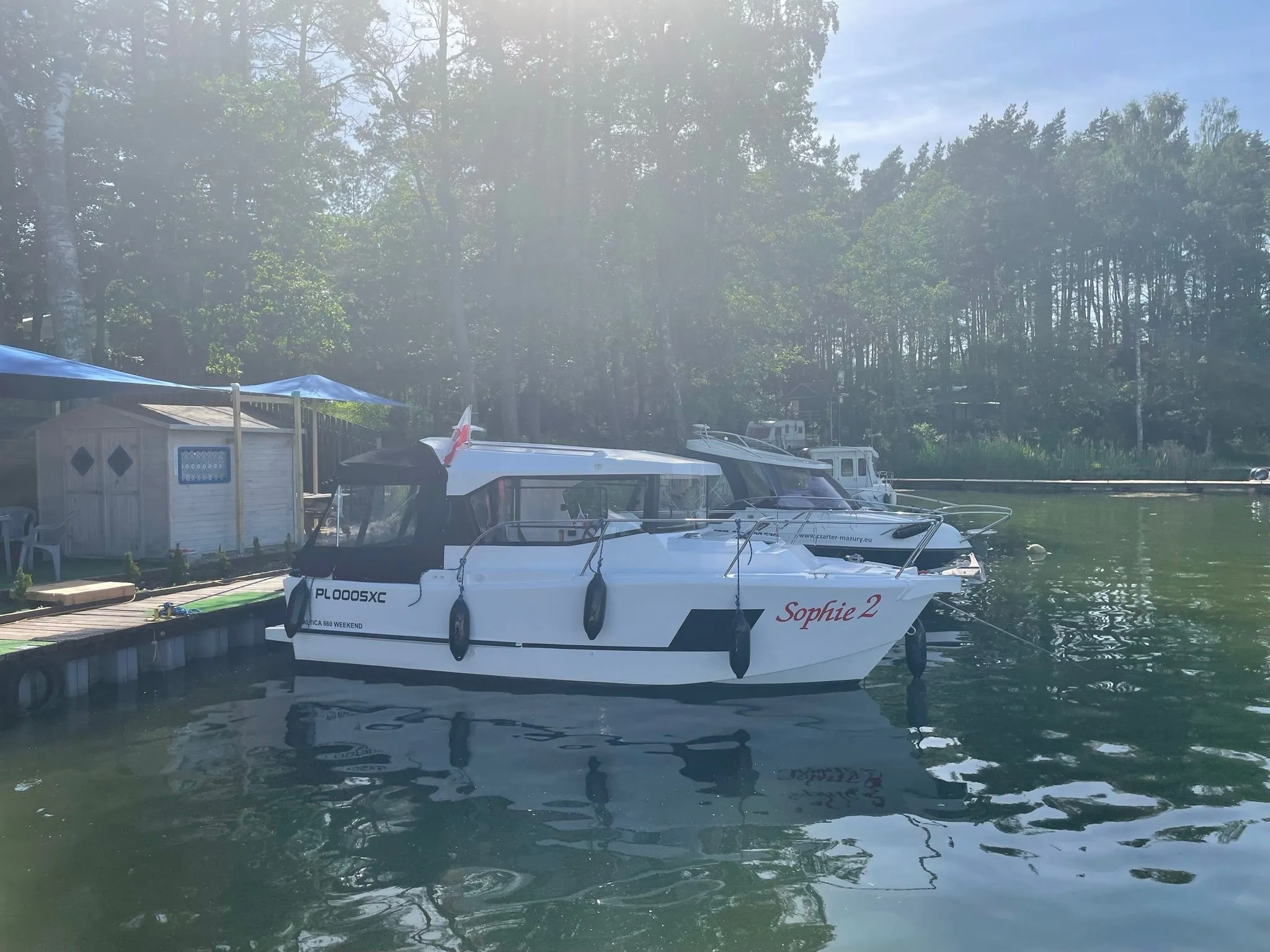 Explore Wilkasy on a 6.6m Rental Baltica 660