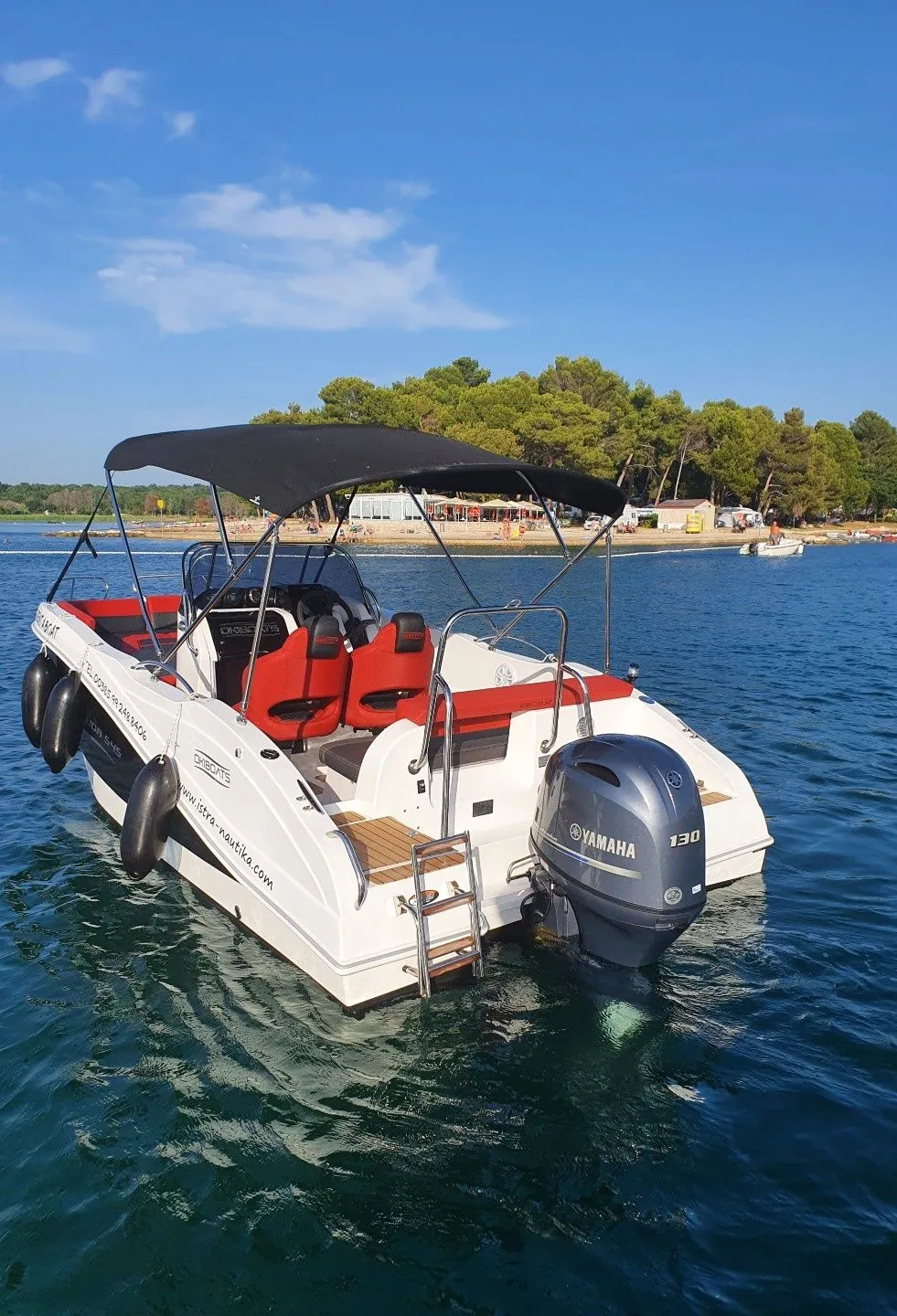 Charter a 6m Motor Boat Barracuda 130 in Funtana
