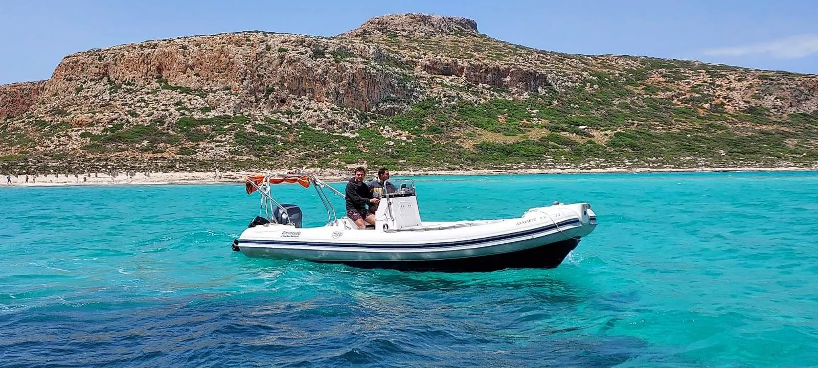 Rent a 7m Barracuda 700 Motor Boat in Trachilos