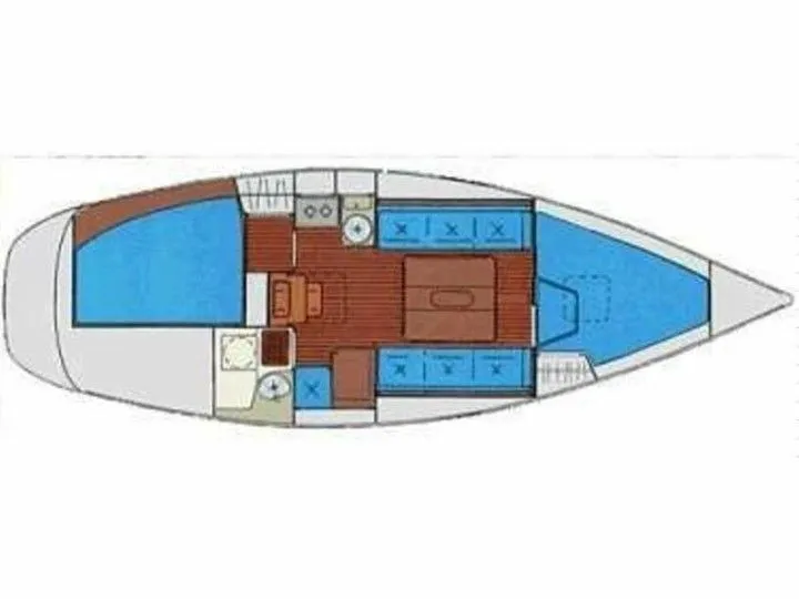 Charter a 9.32m Sailing Yacht in Saint-Mandrier-sur-Mer