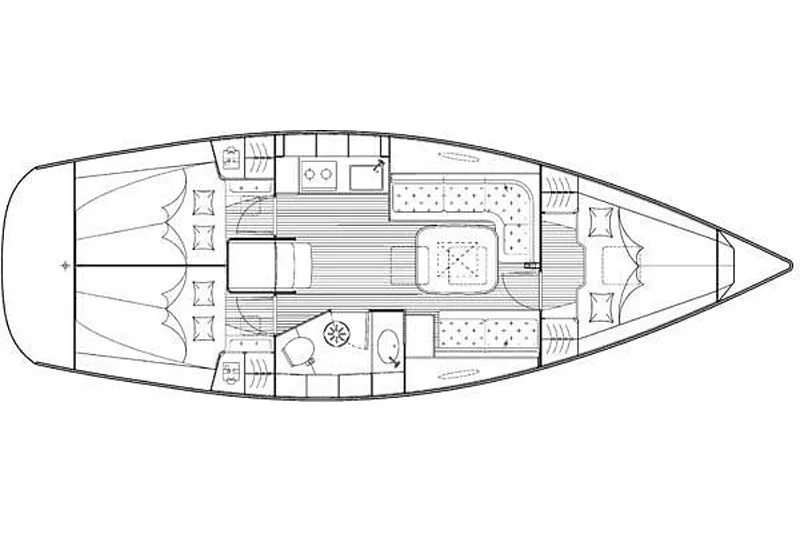 10.76m Rimini Bavaria 35 Cruiser Sailing Yacht Hire