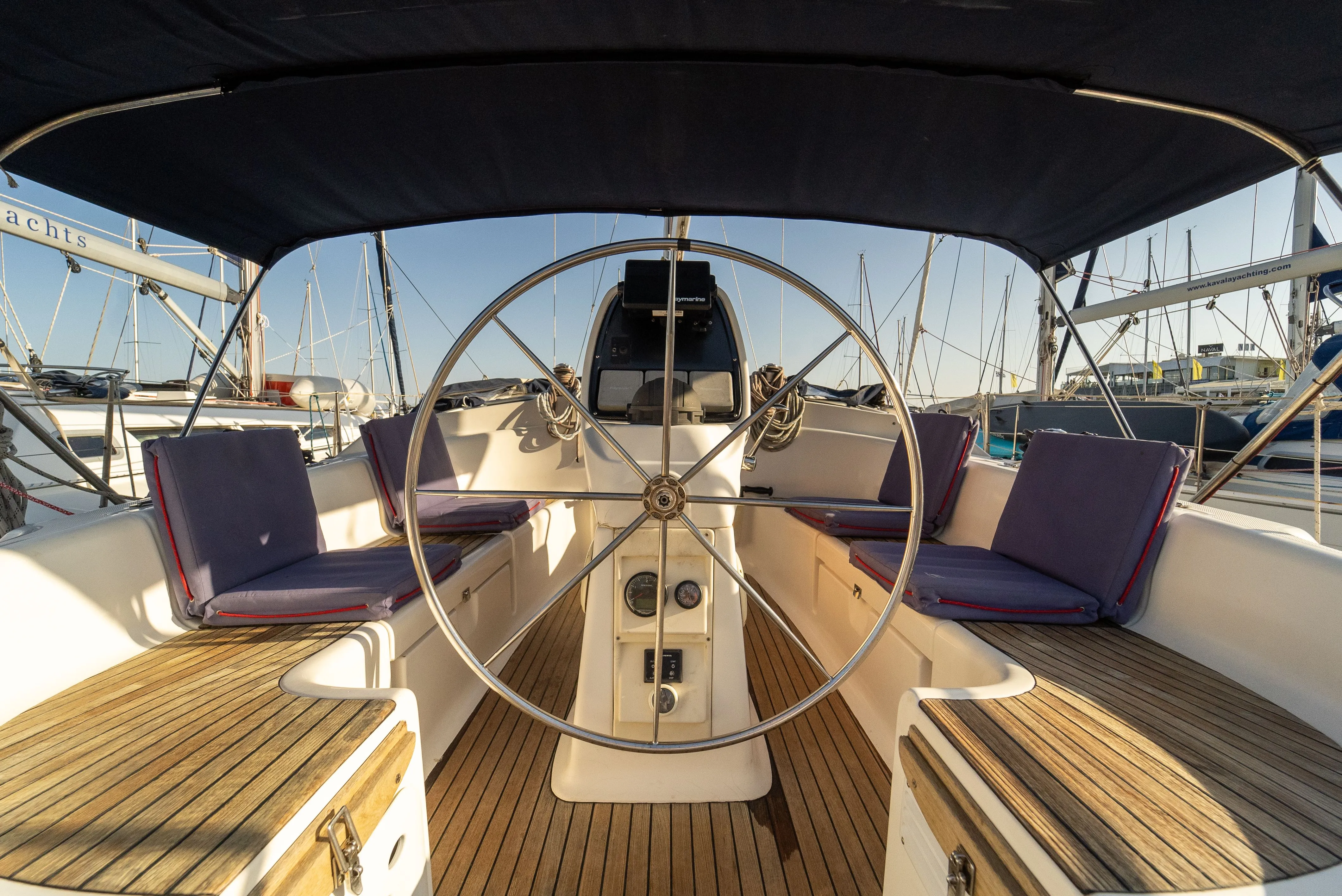 Explore Kavala on a 12.14m Rental Bavaria 39 Cruiser