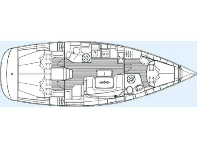 Rent a 11.97m Sailing Yacht Bavaria 39 Cruiser in Kröslin