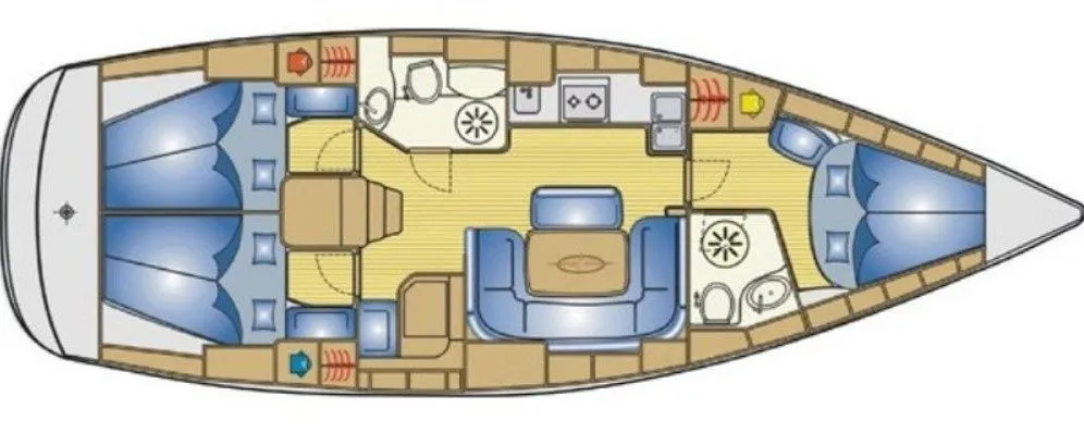 Rent a 12m 3 Cabin Sailing Yacht in Gdynia