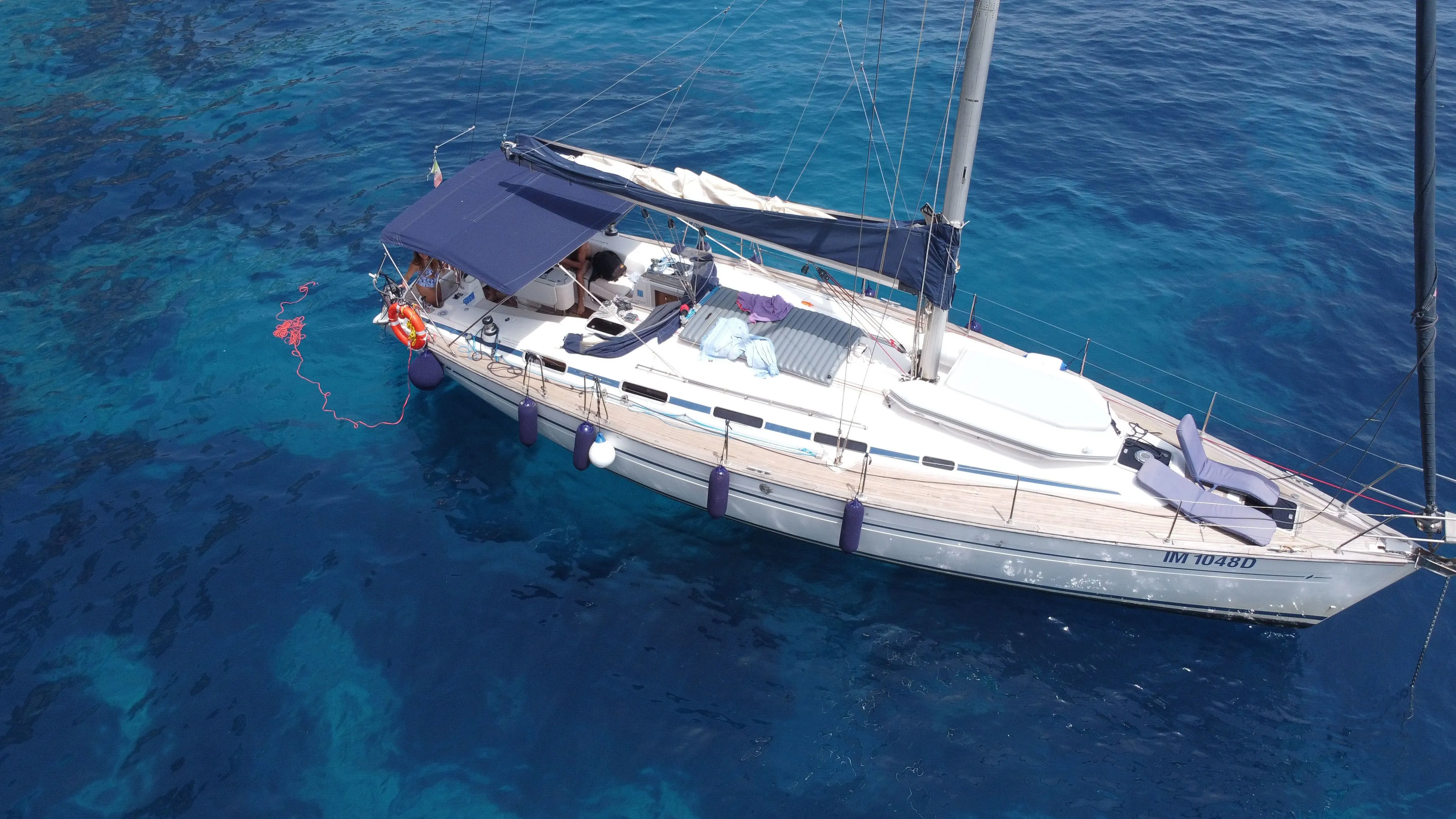 13.95m Naples Bavaria 44 Sailing Yacht Hire