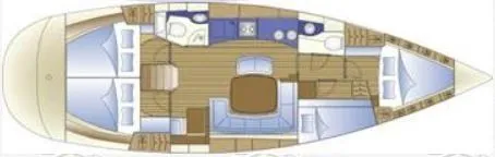 13.95m Naples Bavaria 44 Sailing Yacht Hire