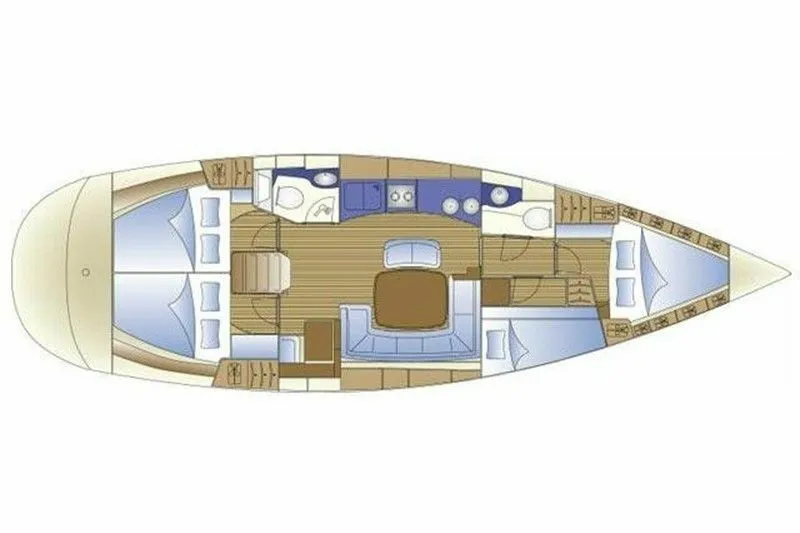 Charter a 14m 4 Cabin Sailing Yacht in Alghero