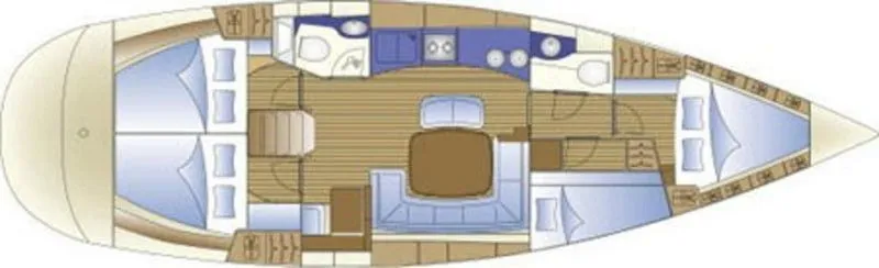 Charter a 13.95m 4 Cabin Sailing Yacht in Rijeka