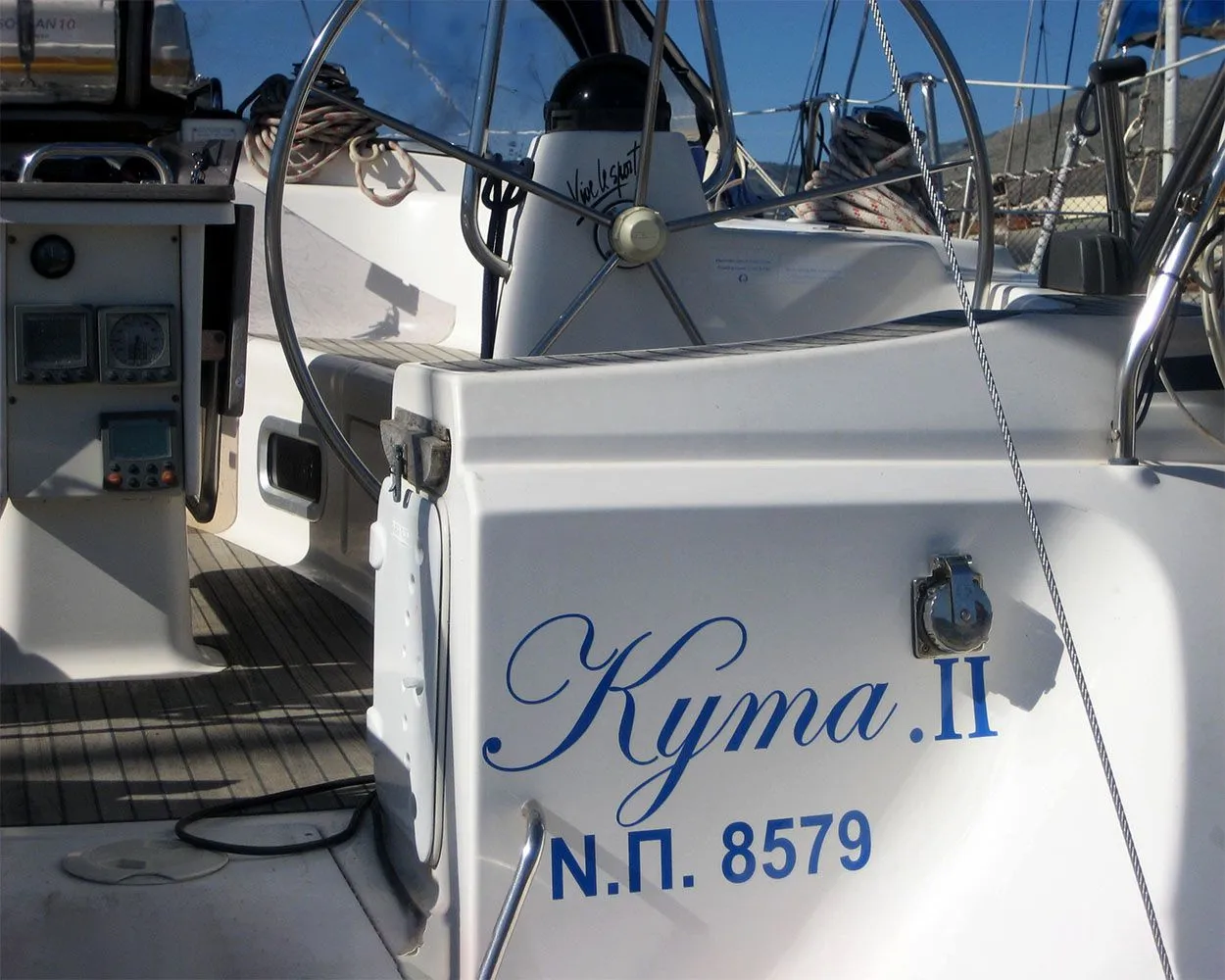 Explore Argostoli on a 13.6m Bavaria 44 Sailing Yacht Rental