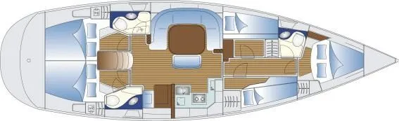 15m Kotor Sailing Yacht Bavaria 49 Hire