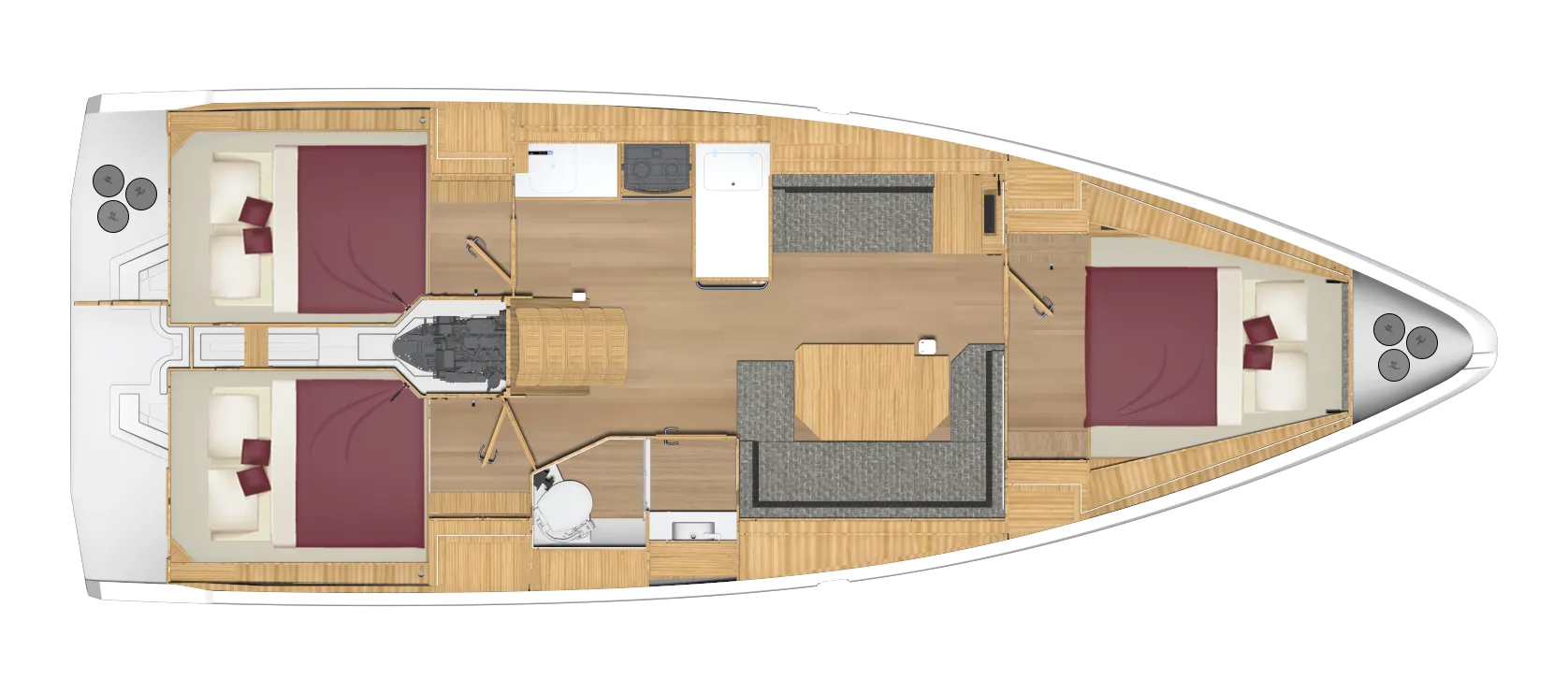11.9m Flensburg Sailing Yacht Bavaria C38 Hire