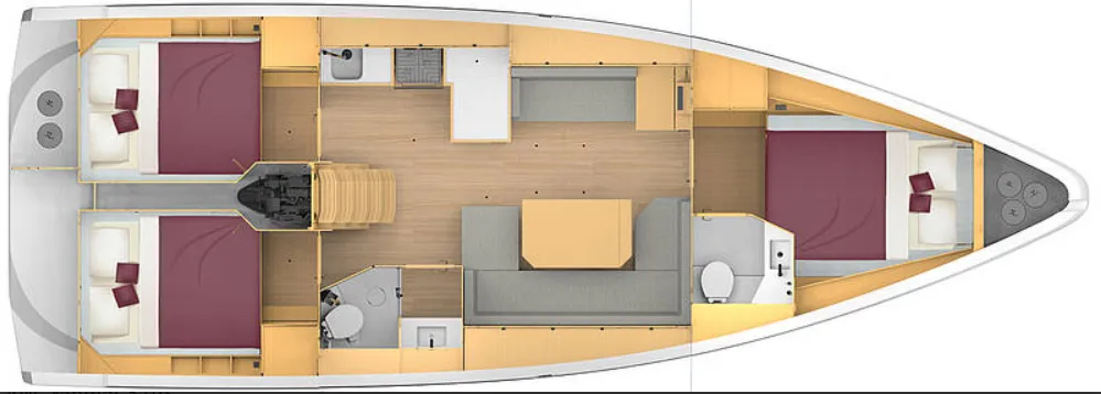 Explore San Vincenzo on a 12.38m Rental Bavaria C42