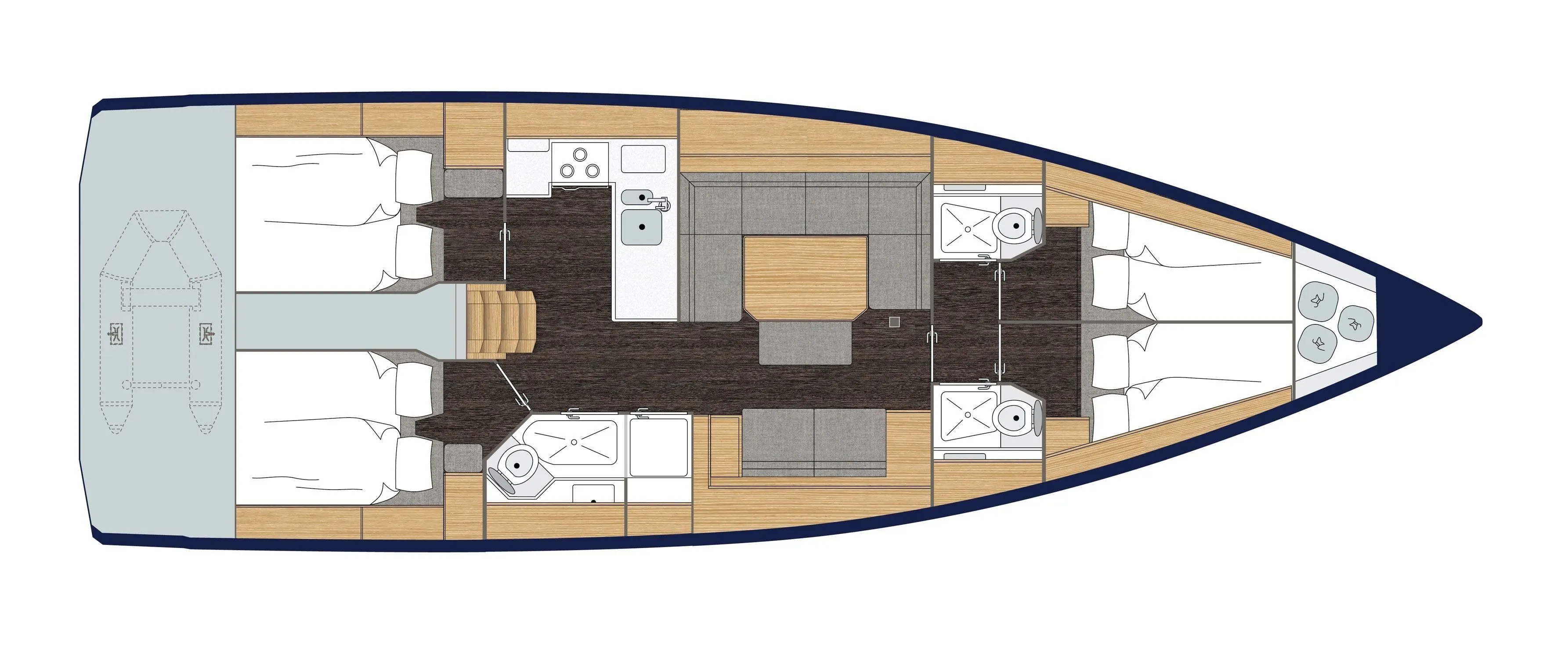 Explore Nydri on a 14.43m Rental Boat