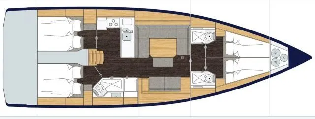 Explore Portoferraio on a 13.98m Rental Sailing Yacht Bavaria C45