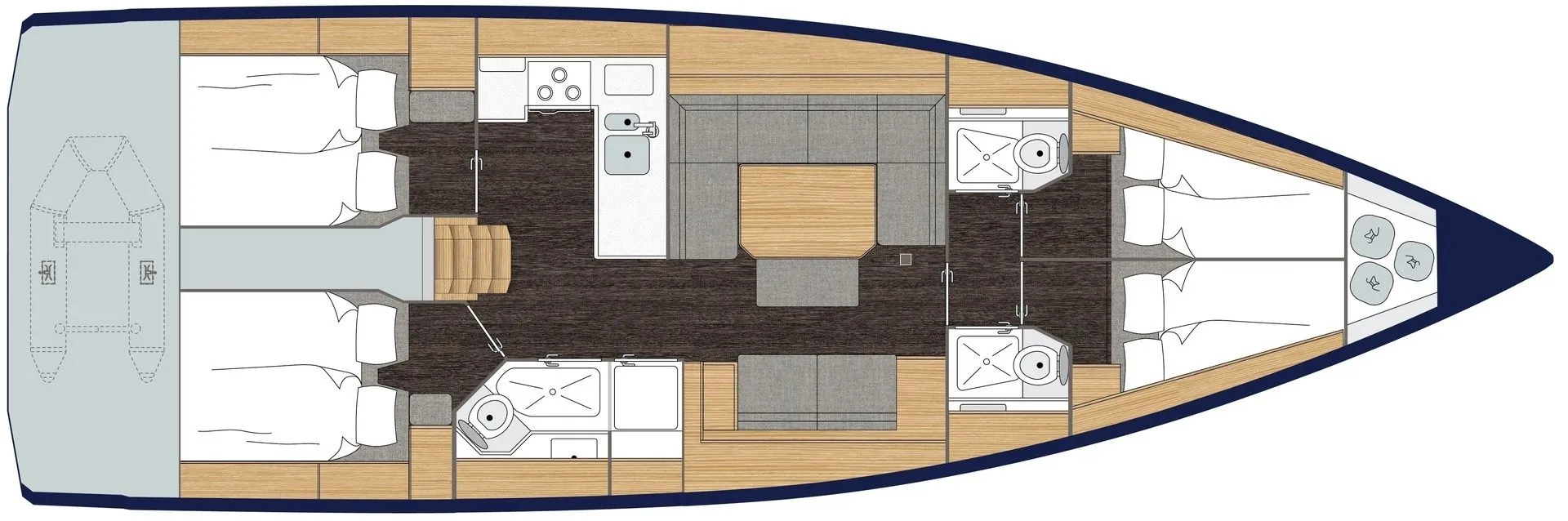 Charter a 13.98m Sailing Yacht Bavaria C45 in Chang Wat Phuket