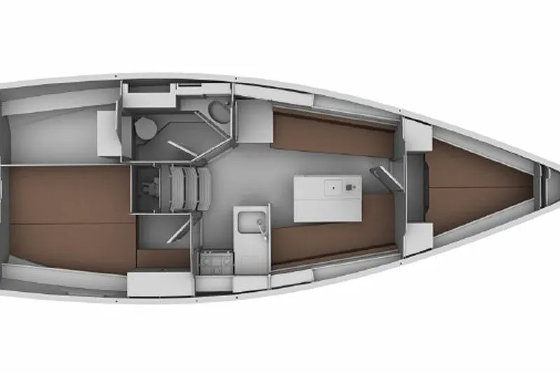 Rent a 9.99m 2 Cabin Sailing Yacht in Lauterbach