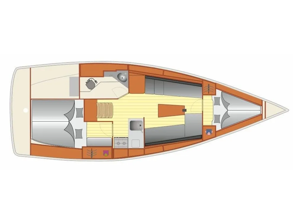 Rent a 10.2m 2 Cabin Sailing Yacht in Lisbon