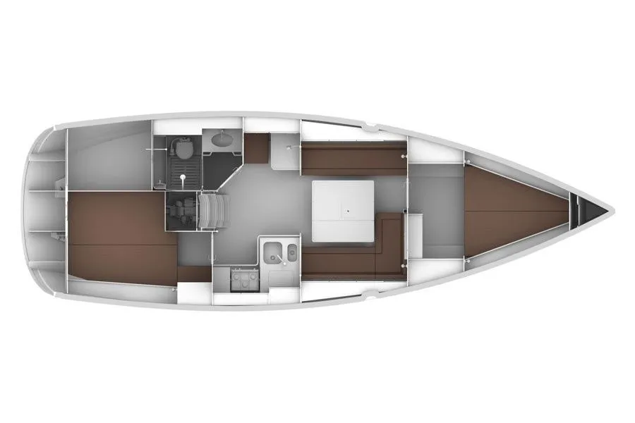 Explore Flensburg on a 9.99m Rental Bavaria Cruiser 34