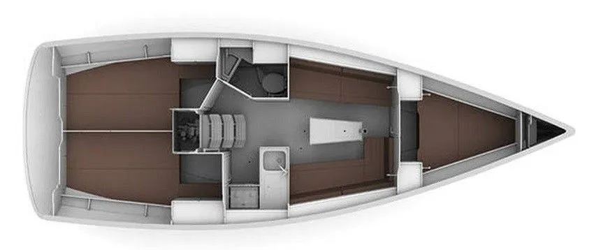 Charter a 9.99m Bavaria Cruiser 34 Sailing Yacht in Sukosan