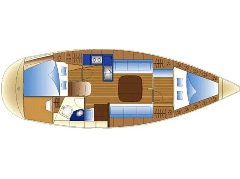 Explore Volos on a 10.96m Rental Sailing Yacht