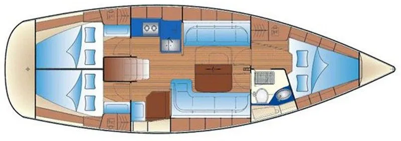 Explore Punat on a 11.35m Rental Sailing Yacht