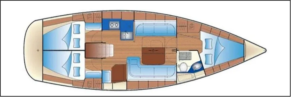Explore Betina on a 11.3m Bavaria Cruiser 37 Sailing Yacht Rental