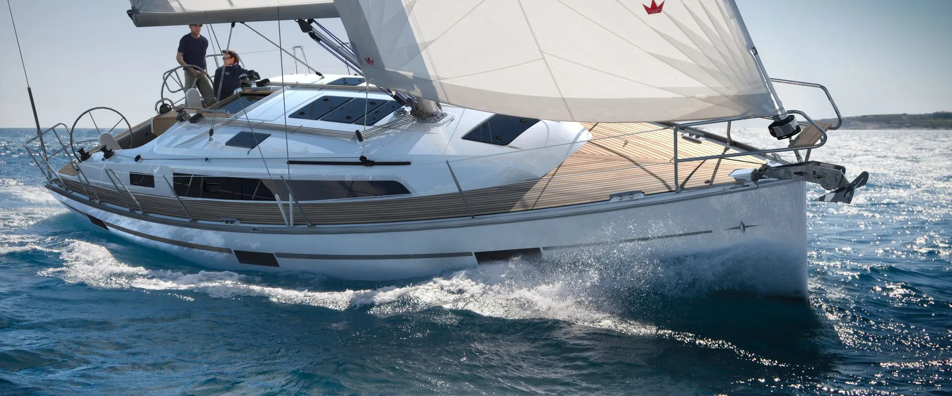 Explore Ayia Evfimia on a 11.2m Rental Sailing Yacht Bavaria Cruiser 37